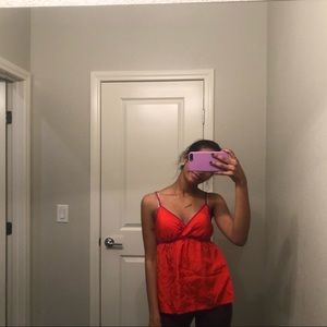cute bright silk tank